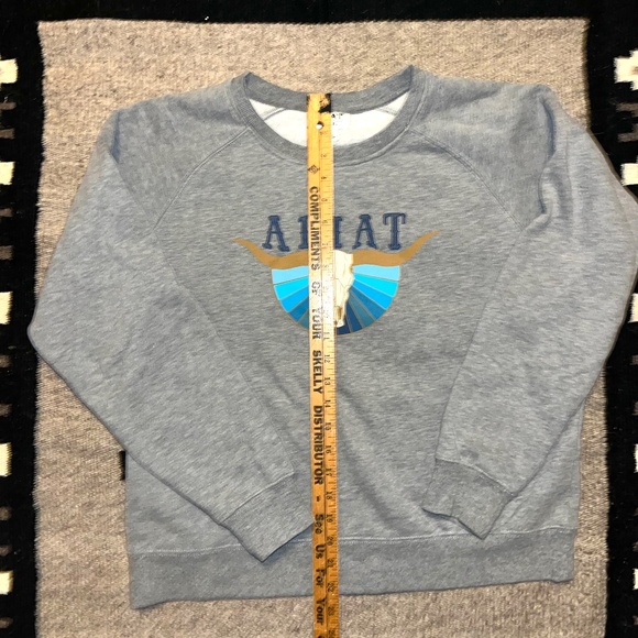 Ariat Real Pacific Steerhead Sweatshirt Size L - Picture 4 of 7